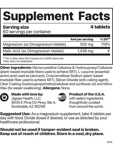 Jigsaw Health, MagSRT B-Free, 240 Tablets