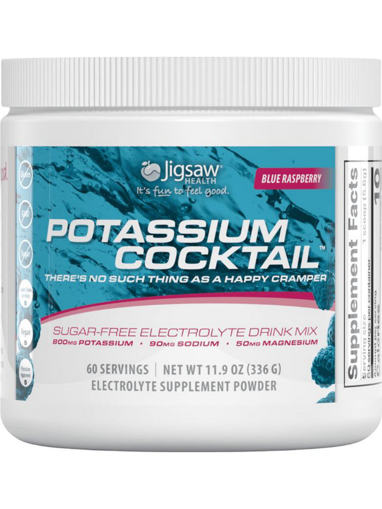Jigsaw Health, Potassium Cocktail, Blue Raspberry, 11.9 oz