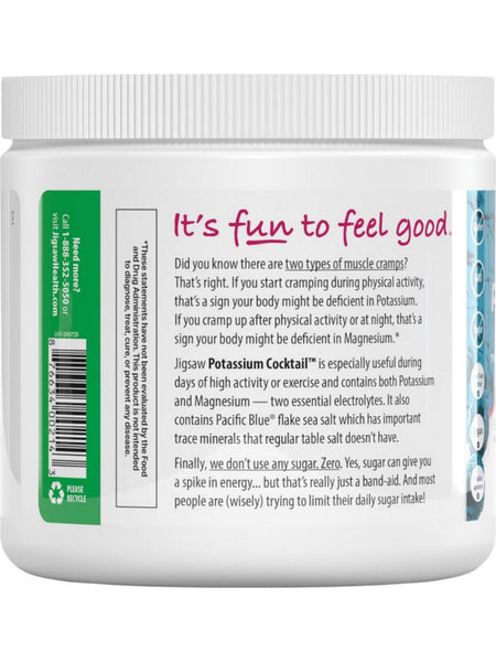 Jigsaw Health, Potassium Cocktail, Blue Raspberry, 11.9 oz