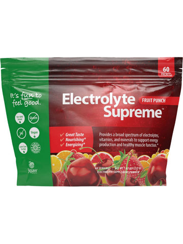 Jigsaw Health, Electrolyte Supreme, Fruit Punch, 60 Packets