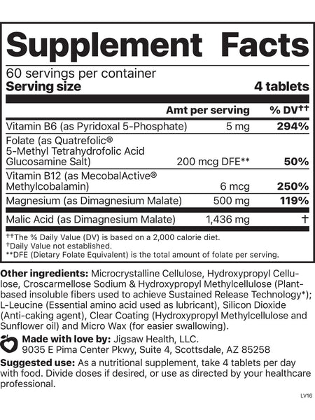 Jigsaw Health, MagSRT, 240 Tablets