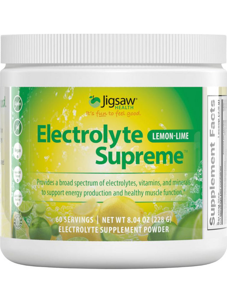 Jigsaw Health, Electrolyte Supreme, Lemon Lime, 8.04 oz