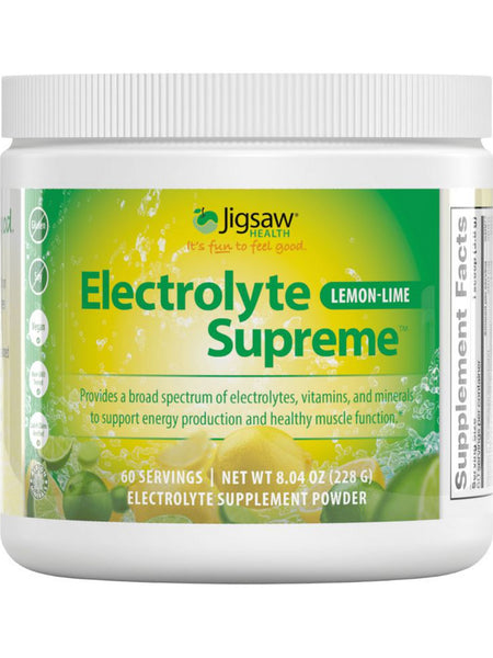 Jigsaw Health, Electrolyte Supreme, Lemon Lime, 8.04 oz