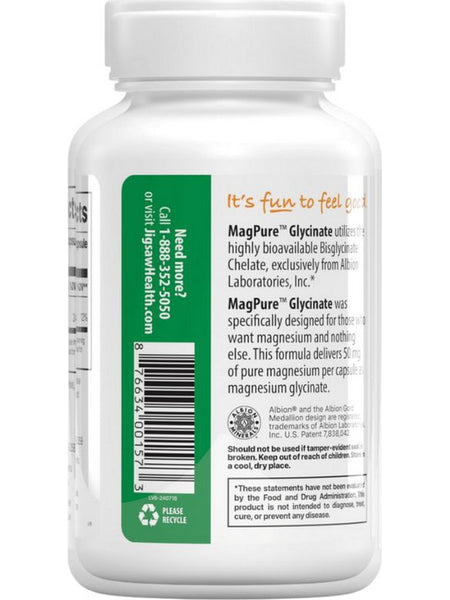 Jigsaw Health, MagPure-Glycinate, 120 Capsules