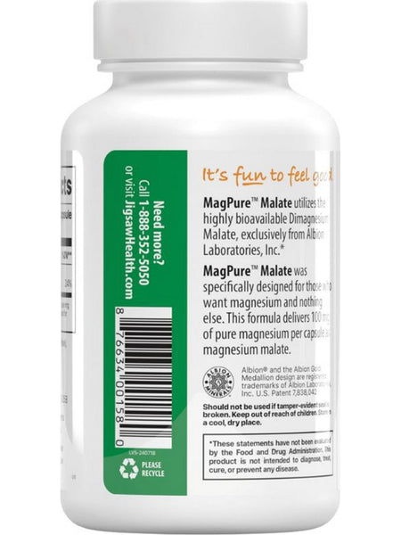 Jigsaw Health, MagPure-Malate, 120 Capsules