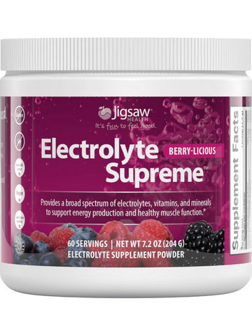 Jigsaw Health, Electrolyte Supreme, Berry-Licious, 7.2 oz