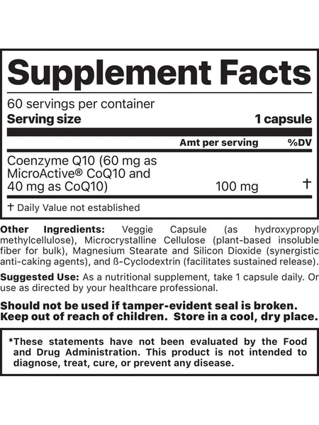Jigsaw Health, CoQ10 with SRT, 60 Capsules