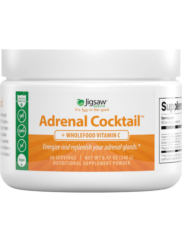 Jigsaw Health, Adrenal Cocktail + Wholefood Vit C Powder, 8.47 oz