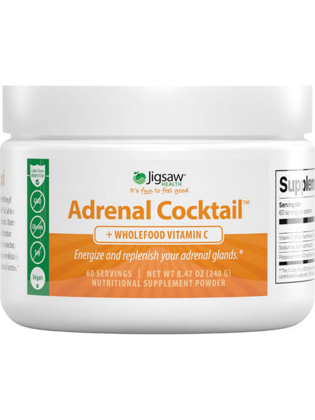 Jigsaw Health, Adrenal Cocktail + Wholefood Vit C Powder, 8.47 oz