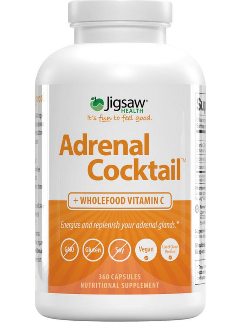 Jigsaw Health, Adrenal Cocktail + Wholefood Vit C, 360 Capsules