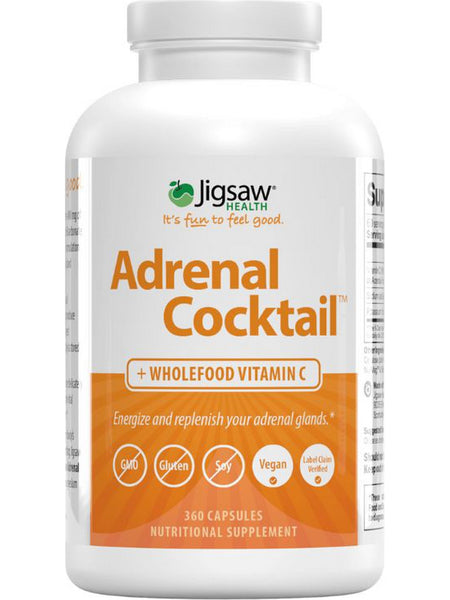 Jigsaw Health, Adrenal Cocktail + Wholefood Vit C, 360 Capsules