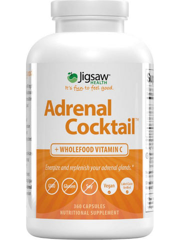 Jigsaw Health, Adrenal Cocktail + Wholefood Vit C, 360 Capsules