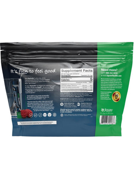 Jigsaw Health, MagSoothe Tart, Raspberry Lemonade, 60 Packets