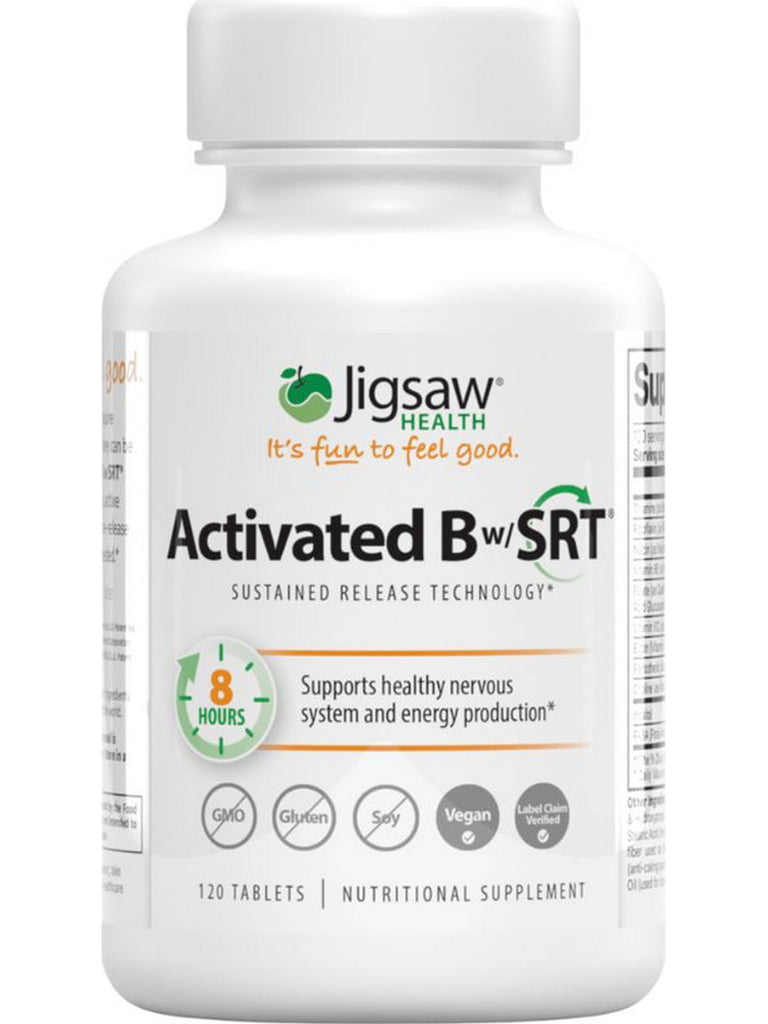 Jigsaw Health, Activated B with SRT, 120 Tablets