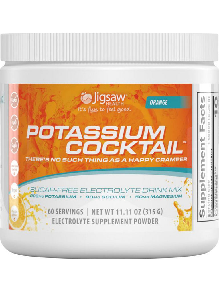Jigsaw Health, Potassium Cocktail, Orange, 11.11 oz