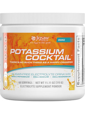 Jigsaw Health, Potassium Cocktail, Orange, 11.11 oz