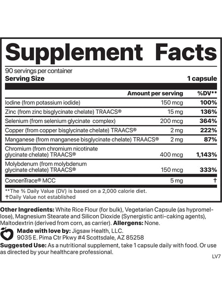 Jigsaw Health, Essential Blend Multi Mineral, 90 Capsules