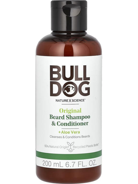 Bulldog Skincare, Original Beard Shampoo and Conditioner + Aloe Vera, 6.7 fl oz