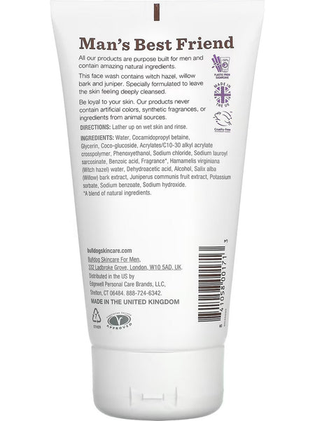 Bulldog Skincare, Oil Control Face Wash, 5 fl oz