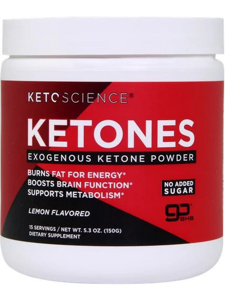 Keto Science, Ketones Powder, Lemon Flavored, 5.3 oz