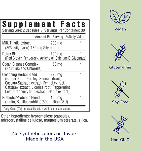 HerOwn, Cleanse, 60 Capsules