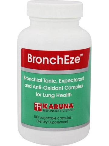Karuna, BronchEze, 180 Vegetable Capsules