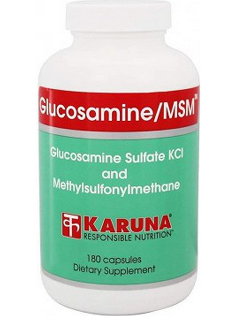 Karuna, Glucosamine/MSM, 180 Capsules