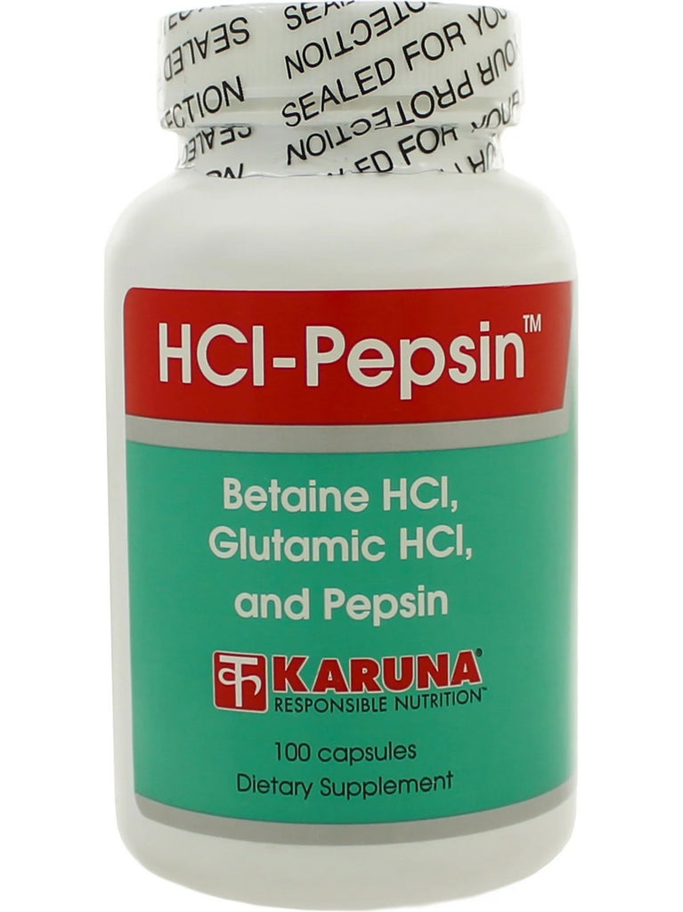 Karuna, HCl-Pepsin, 100 Capsules