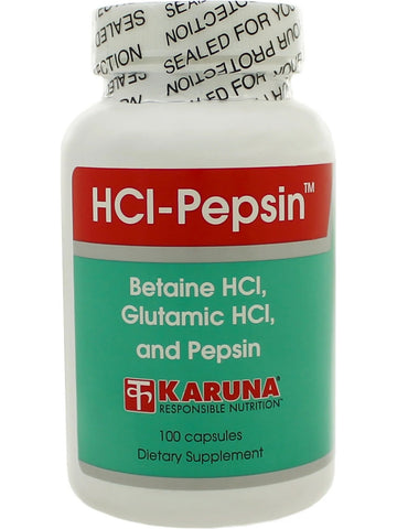 Karuna, HCl-Pepsin, 100 Capsules