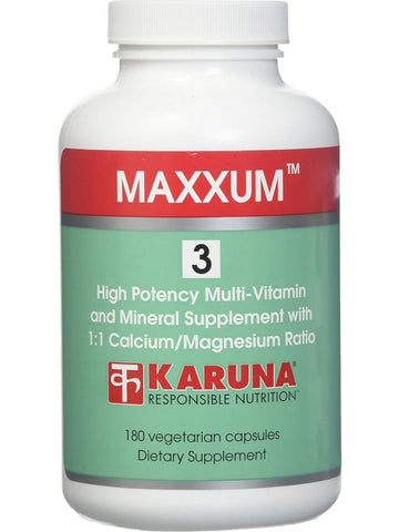 Karuna, Maxxum 3, 180 Vegetarian Capsules