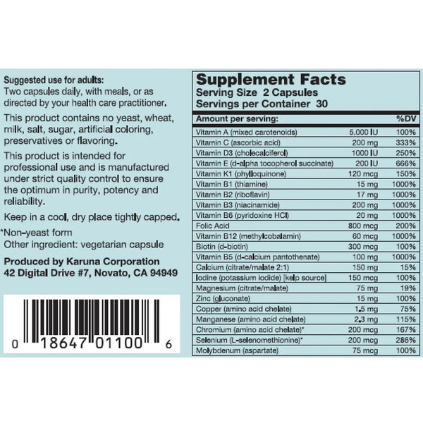 Karuna, Maxxum Basic, 60 Vegetarian Capsules