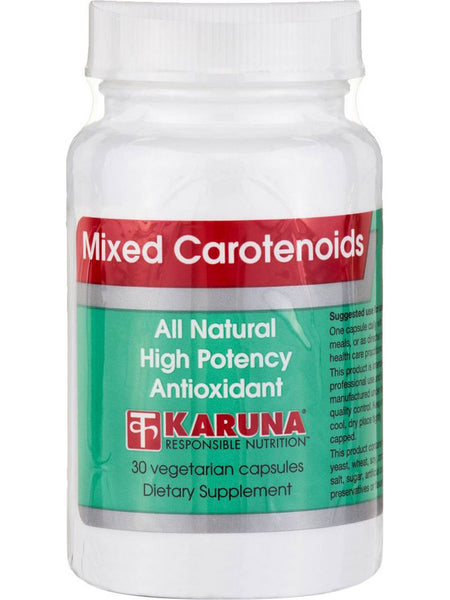 Karuna, Mixed Carotenoids, 30 Vegetarian Capsules
