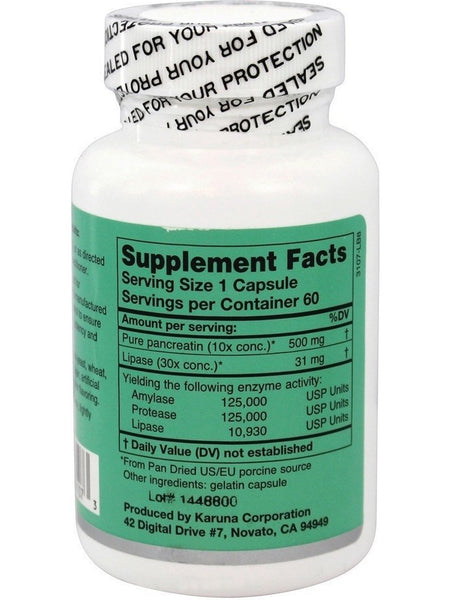 Karuna, PancreMax, 60 Capsules