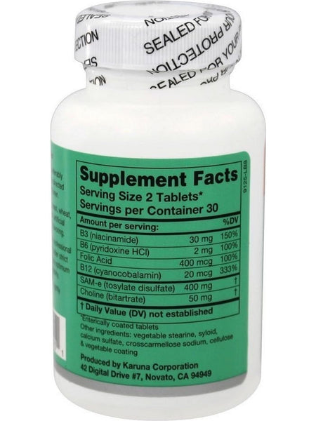 Karuna, SAM-e Plus, 60 Tablets