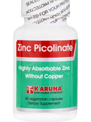 Karuna, Zinc Picolinate, 60 Vegetarian Capsules