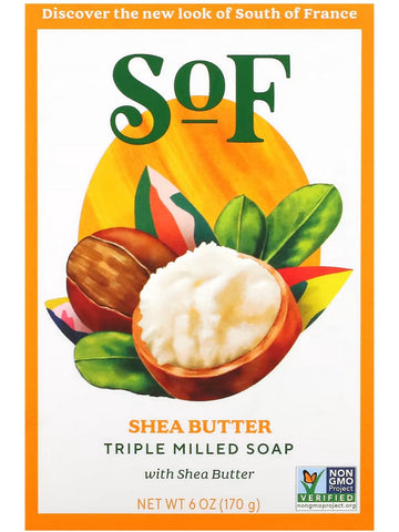 South of France, Shea Butter Bar Soap, 6 oz