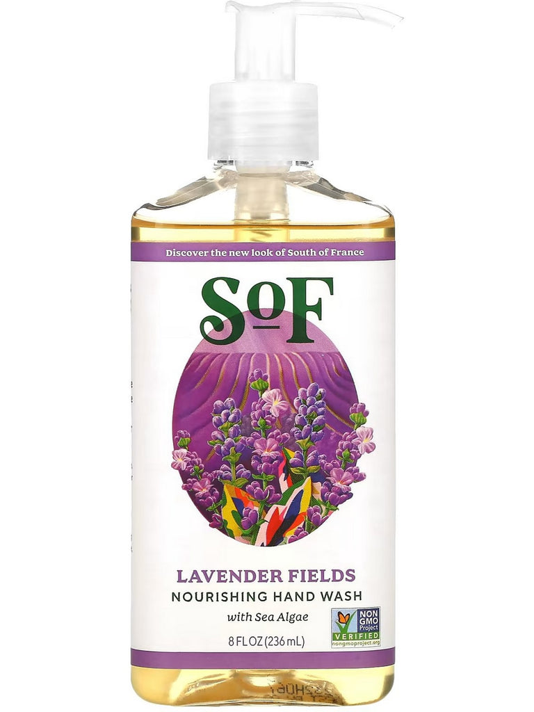 South of France, Lavender Fields Liquid Hand Soap, 8 fl oz