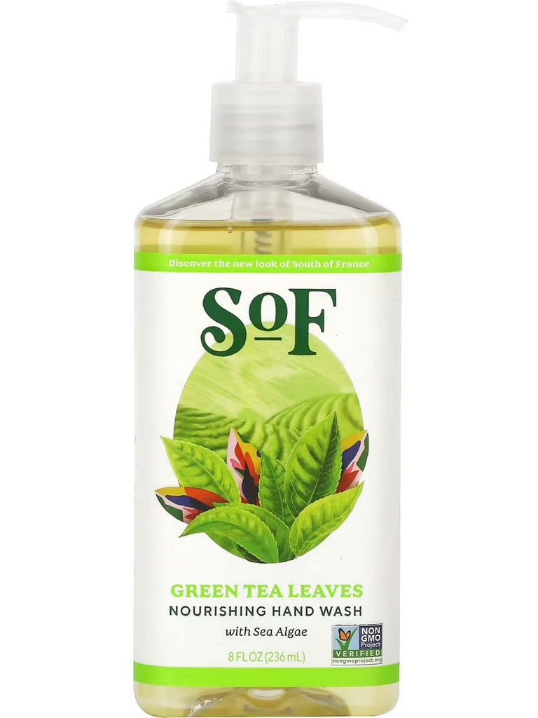 South of France, Green Tea Leaves Liquid Hand Soap, 8 fl oz