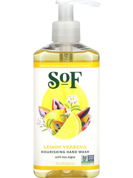 South of France, Lemon Verbena Liquid Hand Soap, 8 fl oz