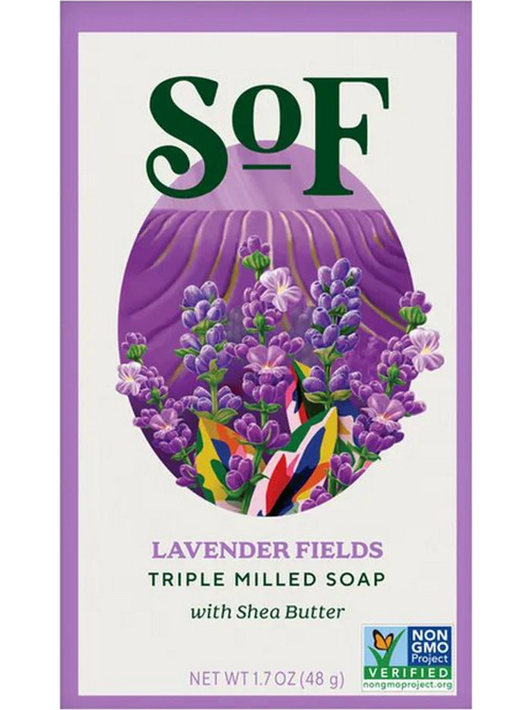South of France, Lavender Fields Bar Soap, 1.7 oz