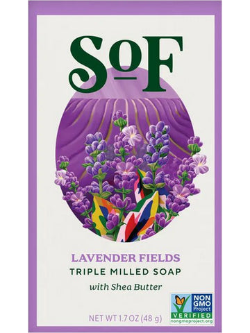 South of France, Lavender Fields Bar Soap, 1.7 oz