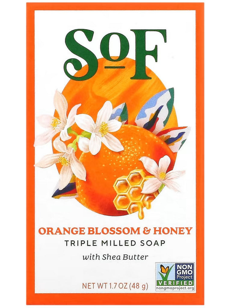 South of France, Orange Blossom & Honey Bar Soap, 1.7 oz