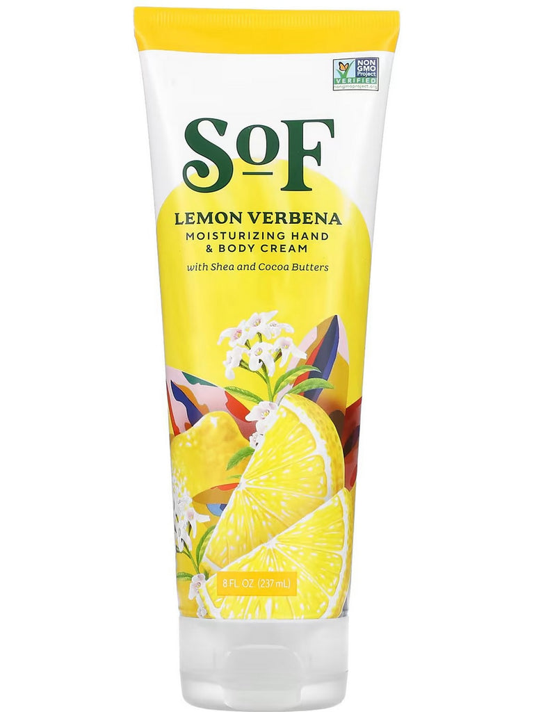 South of France, Lemon Verbena Moisturizing Hand and Body Cream, 8 fl oz