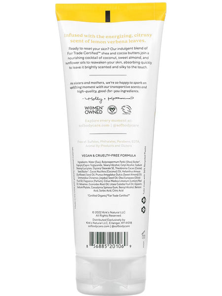 South of France, Lemon Verbena Moisturizing Hand and Body Cream, 8 fl oz