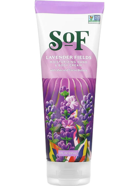 South of France, Lavender Fields Moisturizing Hand and Body Cream, 8 fl oz