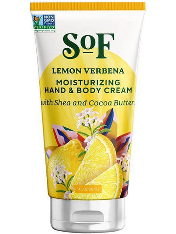 South of France, Lemon Verbena Moisturizing Hand and Body Cream, 1 fl oz