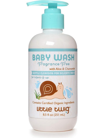 Little Twig, Baby Wash, Fragrance Free, 8.5 fl oz