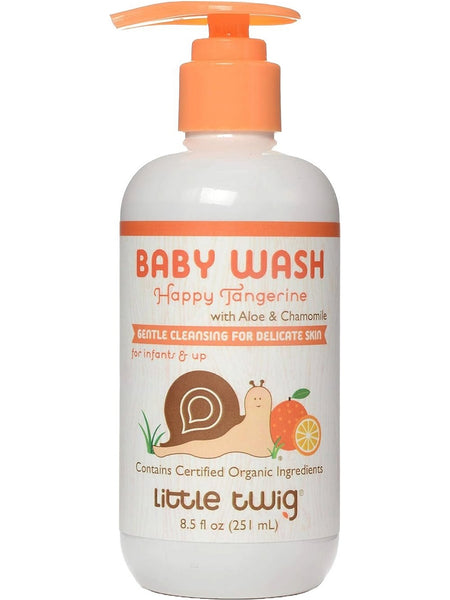 Little Twig, Baby Wash, Happy Tangerine, 8.5 fl oz