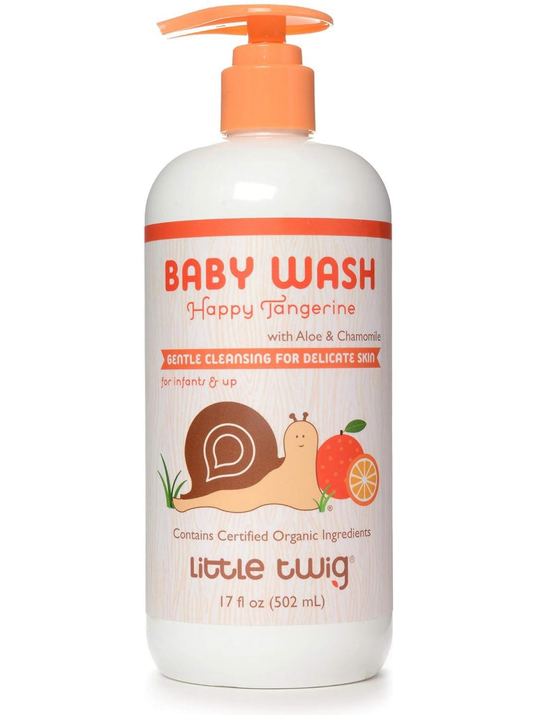 Little Twig, Baby Wash, Happy Tangerine, 17 fl oz