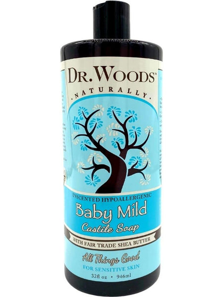 Dr. Woods, Castile Soap Liquid Baby Mild, 32 fl oz